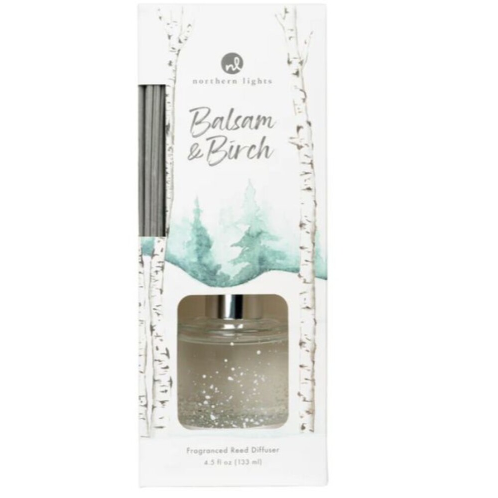 Northern Lights Candles - Vale Reed Diffuser - Balsam & Birch - New in Box